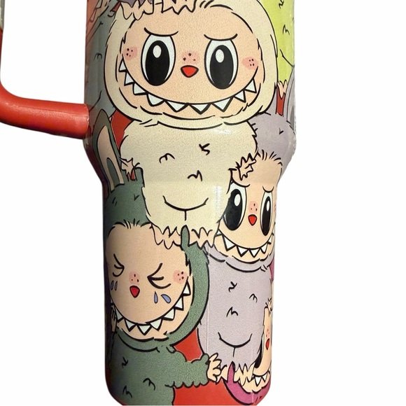 Stanley Labubu Monster Custom Graphic 40oz Quencher H2.0 Insulated Tumbler - Picture 7 of 9